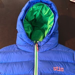 Stio Kids Hometown Down Hooded Jacket Coat size 10